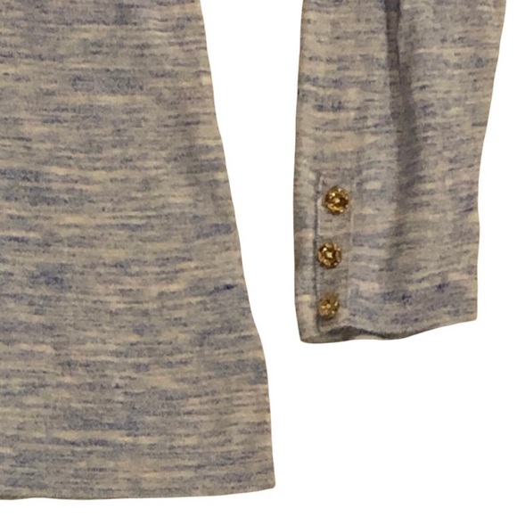 Lilly Pulitzer • Lyon Lapis Cold-Shoulder Sweater - XL - Picture 7 of 12